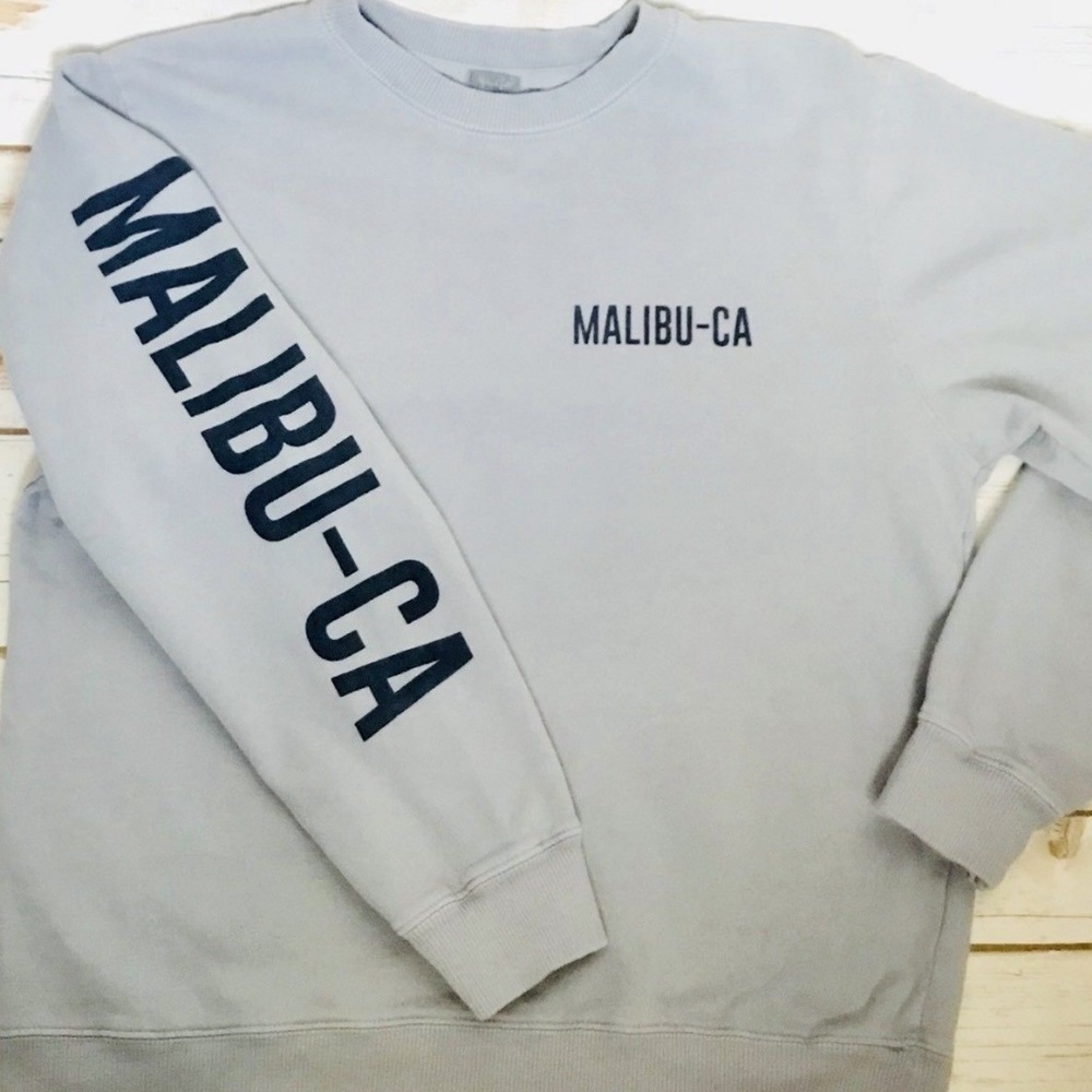 Brand new brandy Melville Erica Malibu CA Sweatshirt